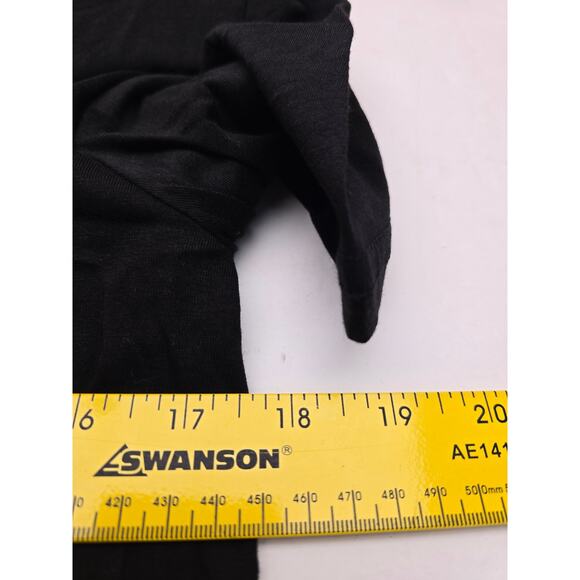 Artist-Signed Black Cotton T-Shirt Medium – Red & Gray Sculpture Print NWOT - Picture 5 of 5